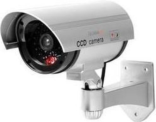 Technaxx TX-18 CCTV-bewakingscamera Binnen & buiten Rond - Dummy Camera - Zwart/Zilver van Technaxx