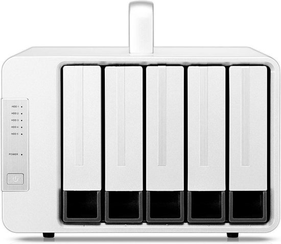 TerraMaster D5-Thunderbolt 3 - NAS-server - 5 bays - 3.5" - 2.5" - zwart