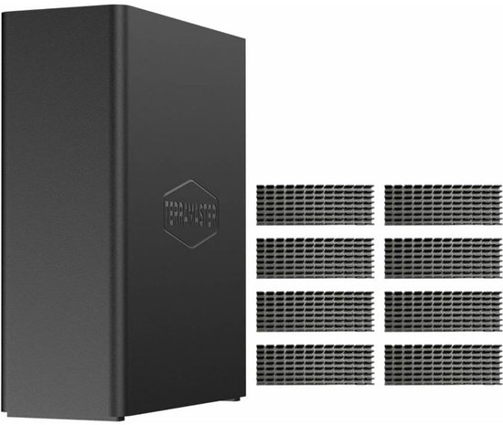 TerraMaster F8 SSD PLUS data-opslag-server NAS Desktop Intel® Core™ i3 i3-N305 16 GB DDR5 Zwart van Merkloos