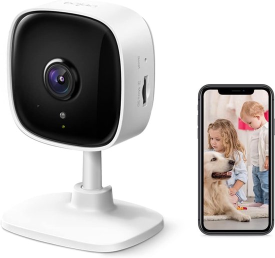 Thijox - Tapo C110 Home Security Wifi-camera - 3 MP UHD Beveiligingscamera met Nachtzicht tot 9m - Bewegingsdetectie, Twee-weg Audio, Tapo App, 256 GB