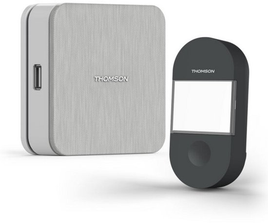 Thomson 513138 kinetische draadloze deurbel - op netstroom