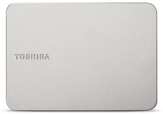 Toshiba Canvio Flex 1TB - Vaste schijf - extern - (draagbaar) - 2.5" - 1 TB - 5.0 Gbit/s - USB 3.2 Gen 1, USB 2.0 - zilver