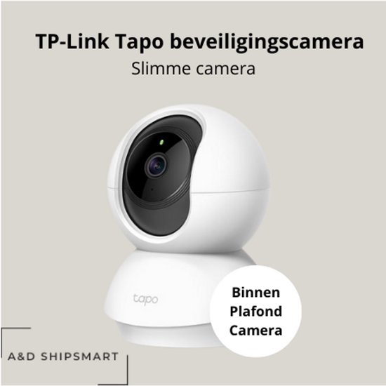 TP-Link Tapo C200 Bolvormig Camera - Camerabewaking - Beveiligingscamera - TP Link - Draadloos van TP-Link