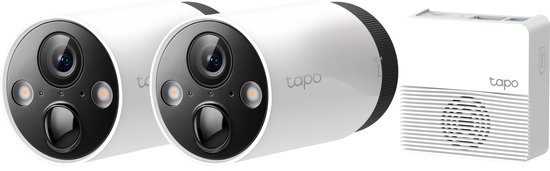 TP-Link Tapo C420S2 - 2 Beveiligingscamera's/IP Camera+basisstation voor binnen & buiten - 2.5K Ultra HD van TP-Link