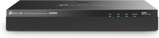TP-Link - VIGI NVR2016H-16P - Netwerkvideorecorder