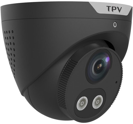 TPV Tri-Guard dome camera, 5MP, 2.8mm lens, zwart van Merkloos