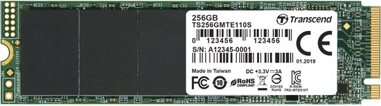 Transcend 110S internal solid state drive M.2 256 GB PCI Express 3.0 3D TLC NVMe