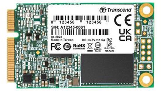 Transcend 220S mSATA 64 GB SATA III 3D NAND van Transcend