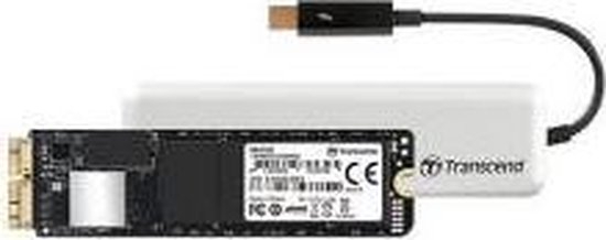 Transcend JetDrive™ 855 Mac 960 GB Externe SSD harde schijf Thunderbolt 3 Zilver TS960GJDM855 van Merkloos