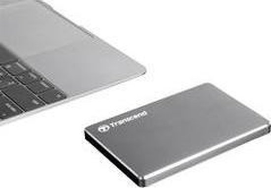 Transcend StoreJet 25C3N – 1 TB Externe harde schijf (2,5 inch) USB-A 3.2 Gen 1 – Grijs metallic TS1TSJ25C3N van Merkloos