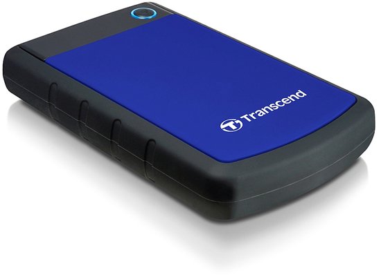 Transcend StoreJet 25H3 - Externe harde schijf - 2TB - Blauw van Merkloos