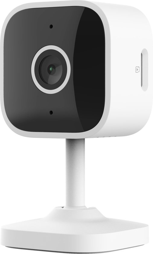 Trust IPCAM-2900 - WiFi Beveiligingscamera voor binnen - 3MP-resolutie - Nachtzicht - Human Detection - Pushmeldingen - Ingebouwde Sirene - Gratis App - Wit van Merkloos