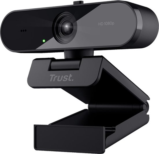 Trust TW-200 webcam 1920 x 1080 Pixels USB Zwart van Merkloos