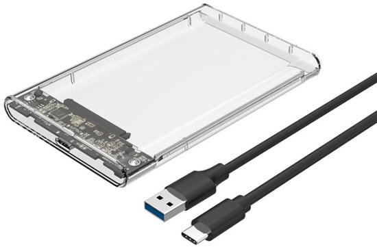 TU31 2.5 inch USB3.1 Type-C-interface Harde schijf Transparante beschermende schaal