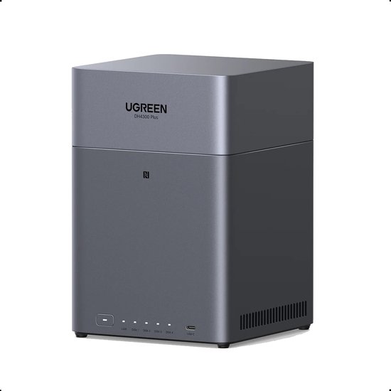 UGREEN NASync DH4300 Plus - NAS-server - 4-Bay - 0TB opslag - 8GB DDR4