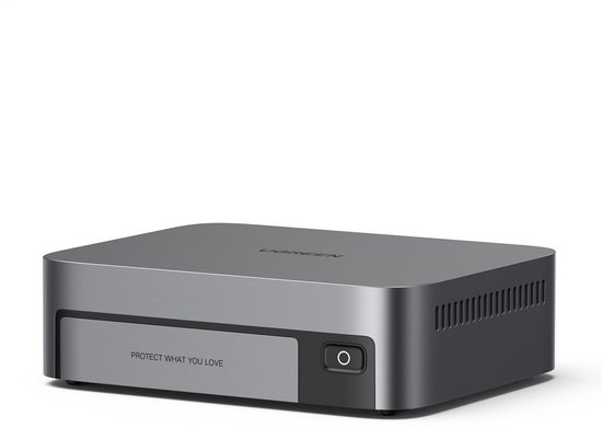 Ugreen NASync DXP480T Plus - 4-bay NVMe NAS-systeem - USB-C - 2,5 GbE - Zwart​ van Merkloos