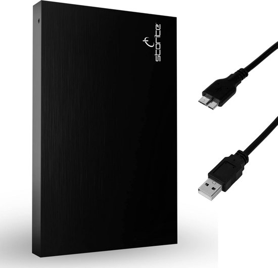 Ultradunne Externe Harde Schijf 500GB USB 3.0 Opslag voor PC, Laptop en Mac van Merkloos