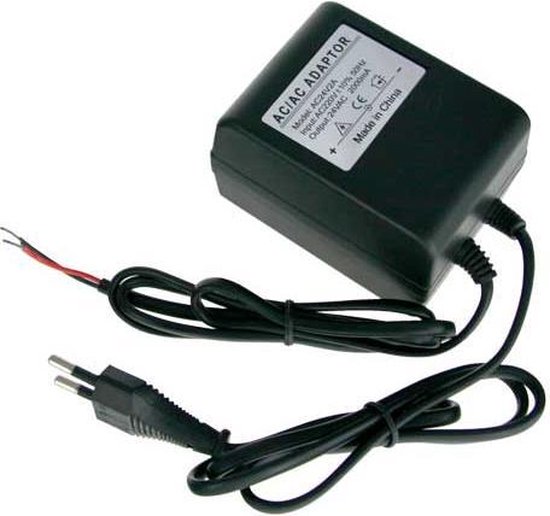 UMA PA-AC24V-2000 24VAC/2A universele voeding adapter met kabel van Merkloos
