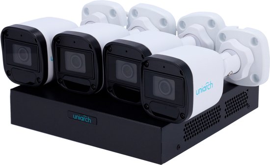 Uniarch netwerk IP-camera set PoE beeld en stroom via 1 kabel van Merkloos