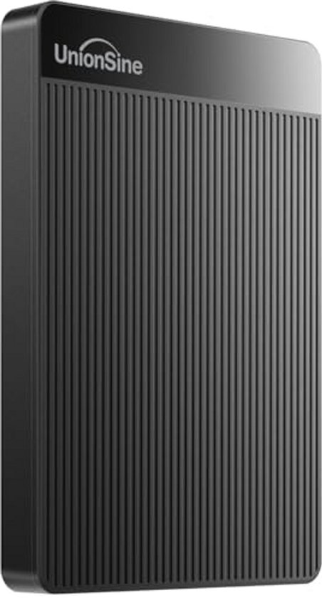 UnionSine Externe Harde Schijf 320GB Ultra Slim Draagbare Harde Schijf USB 3.0 HDD Opslag Compatibel voor PC, Mac, Laptop, Xbox, Xbox One, PS4 (Zwart) HD-006