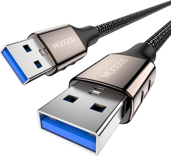 USB 3.0 A naar A Kabel - Hoge Snelheidsoverdracht voor Externe Harde Schijven en USB Apparaten van Merkloos
