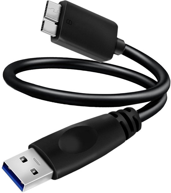 USB 3.0 kabel - Micro USB kabel Externe harde schijf kabel - Gegevens Overzetten - Hoge Snelheid 5 Gbps