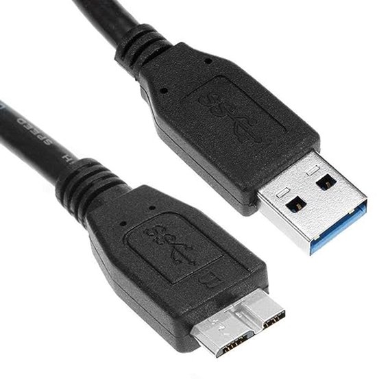 USB 3.0 Vervangende Micro-B naar USB-A Datakabel voor Externe Harde Schijven van Merkloos