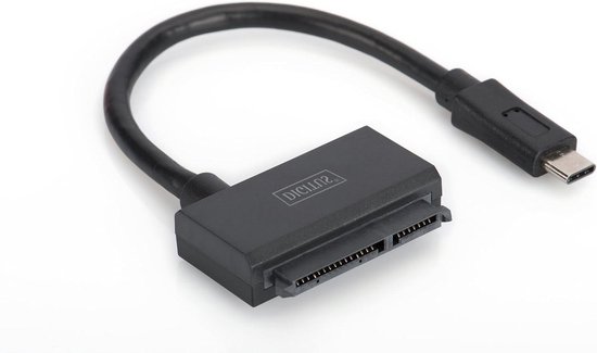 USB-C naar SATA Adapterkabel - Externe Harde Schijf Kabel - Data Overzetten - Ondersteunt 5TB Opslag - 35 cm - Zwart