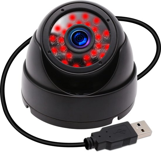 USB Dome Camera 720P Dag en Nachtzicht Waterdicht voor Beveiliging