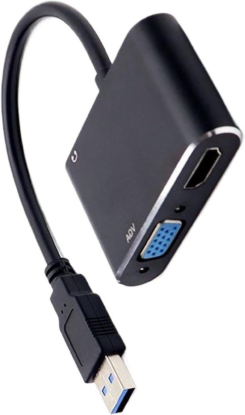 USB naar HD Adapter - Signaal Converter - Beeld Uitbreiden - Plug-and-Play Installatie - 1920x1080 Resolutie - Meerdere kleuren