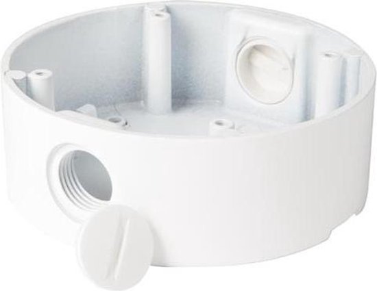Velleman Montagebeugel voor beveiligingscamera, geschikt voor CAMTVI8W1 en CAMCOLD26W, lichtgewicht, Ø 119 x 43 mm, eenvoudige installatie, wit van Velleman