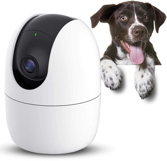 Veltro® Hondencamera - Huisdiercamera - Babyfoon met Camera en App - Baby Monitor - Full HD - Wit van Veltro