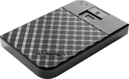 Verbatim Fingerprint Secure externe harde schijf 2 TB Zwart van Merkloos