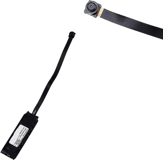 Verborgen Mini Camera - Spionage Camera - Beveiliging Thuis - HD Wifi Opname - 1x1x0.5 cm - Zwart