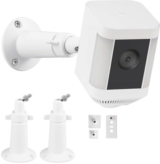 Verstelbare Wandbeugel voor Beveiligingscamera's - Compatibel met Ring Spotlight Cam en Ring Solar Panel - 360° Aanpasbare Steun voor Camera's van Merkloos