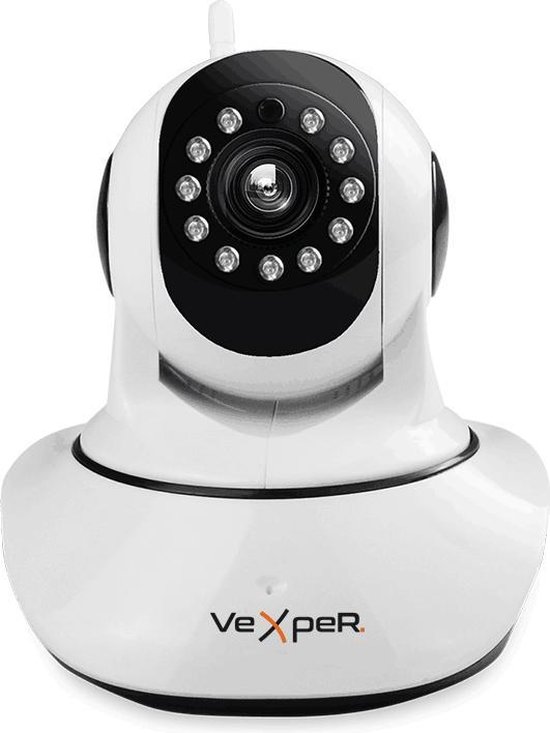VeXpeR - Beveiligingscamera - Baby Monitor Wifi Camera met Nacht Visie - Wit van VeXpeR