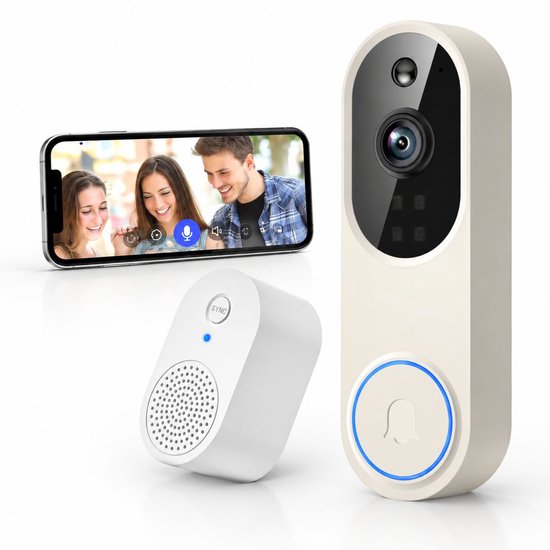VHV - Draadloze deurbelcamera - Video-intercom