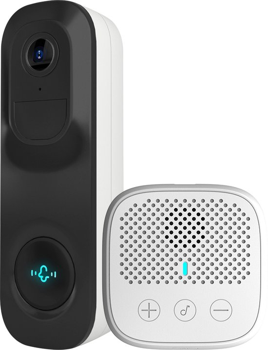 Vicohome DB1 Deurbel - Gratis Cloud opslag - Nachtvisie - tweerichtingsaudio - Groothoeklens - Gong met verschillende beltonen