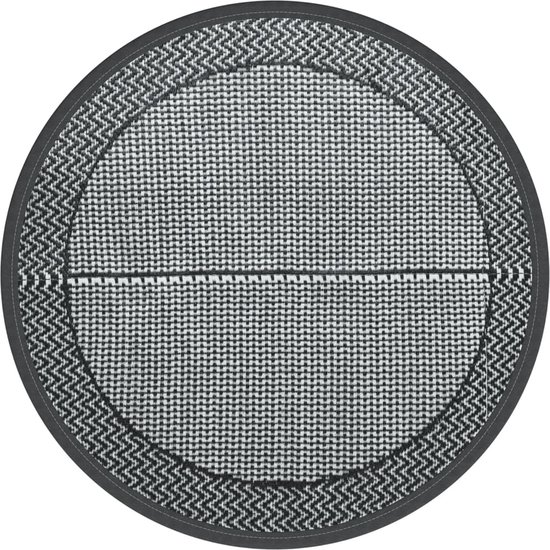 vidaXL - Buitenkleed - Ã120 - cm - polypropeen - grijs van vidaXL