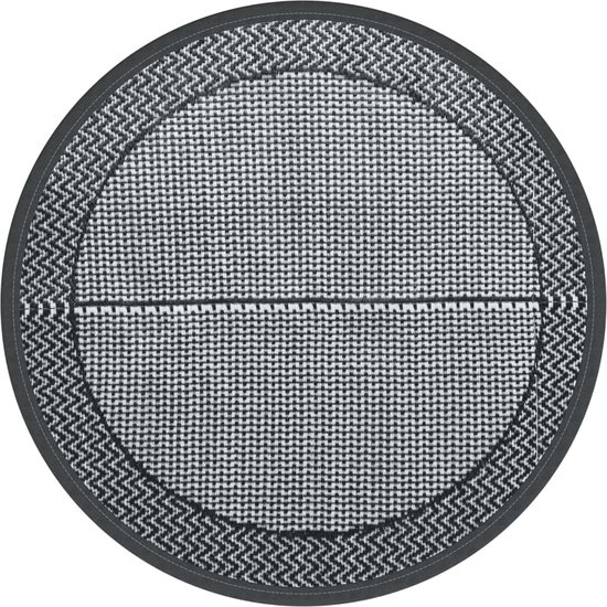 vidaXL - Buitenkleed - Ã160 - cm - polypropeen - grijs van vidaXL