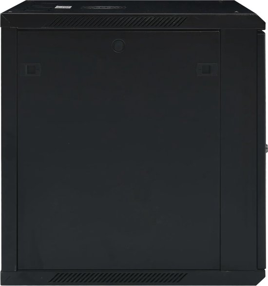 vidaXL Netwerkkast voor aan de muur 12U 19" IP20 600x600x640 mm van vidaXL