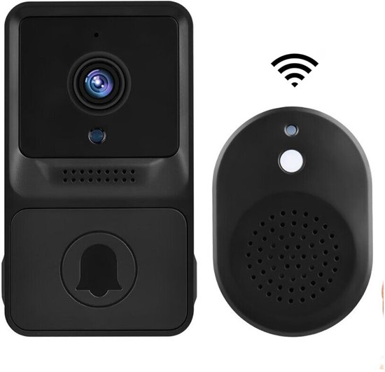 Video deurbel: 1080p videodeurbel met camera, draadloos, wifi