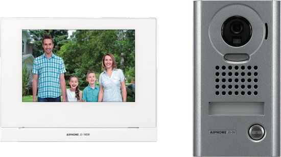 Video Deurbel Draadloos - WIFI - Intercomset Opbouw - Aiphone Jos-1VW van Aiphone