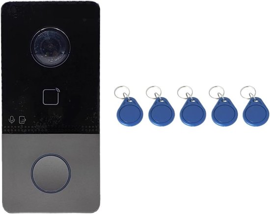 Video Deurbel - IP Camera Deurtelefoon - Beveiliging Huis - PoE Wifi Connectie - 10mm