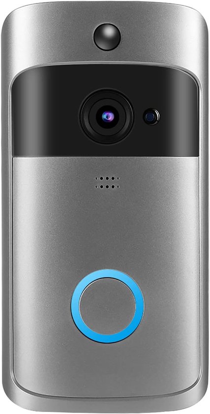 Video deurbel met camera - Deurbel met beeld - Slimme deurbel - Draadloze video deurbel - Beveiliging huis - Deurbel met app - WiFi deurbel - Nachtzicht - Tweeweg audio - Beveiligingscamera voordeur - Voor smartphone en tablet van Alecto