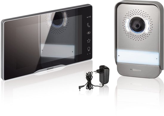Video Deurintercom 2-Draads - 7 Inch Kleurenscherm - Aluminium Behuizing - Voor Buitenbeveiliging - Handsfree Intercom