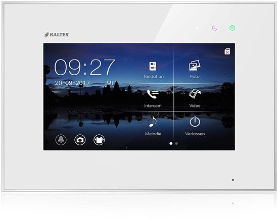 Video Deurintercom 2-draads Bus - 7 Inch Touchscreen Monitor - Metaal - Buitenbeveiliging - Wifi Intercom
