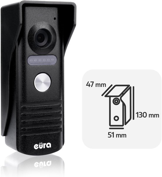 Video Deurintercom 4,3 Inch Kleurenmonitor - 4-Draads Aansluiting - Wit - Nachtzicht - Voor Huis En Kantoor
