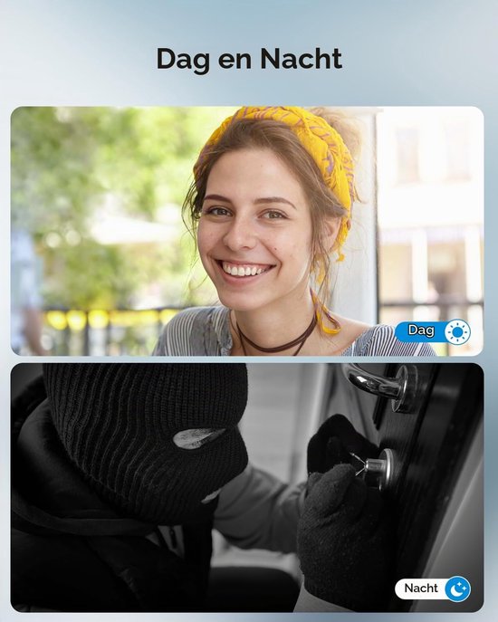 Video Deurintercom Bedraad - 2x 7 Inch Monitor - 700 TVL Camera - ABS Materiaal - Voor Binnen En Buiten
