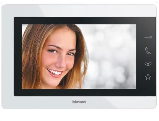 Video-intercom 7 inch voor gezinnen met 2-draads installatie en externe knop van Merkloos